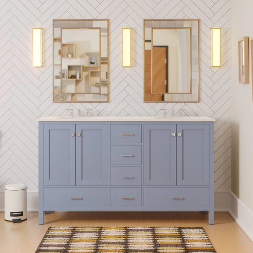 Wayfair 60 Inch Blue Double Vanities You'll Love in 2024